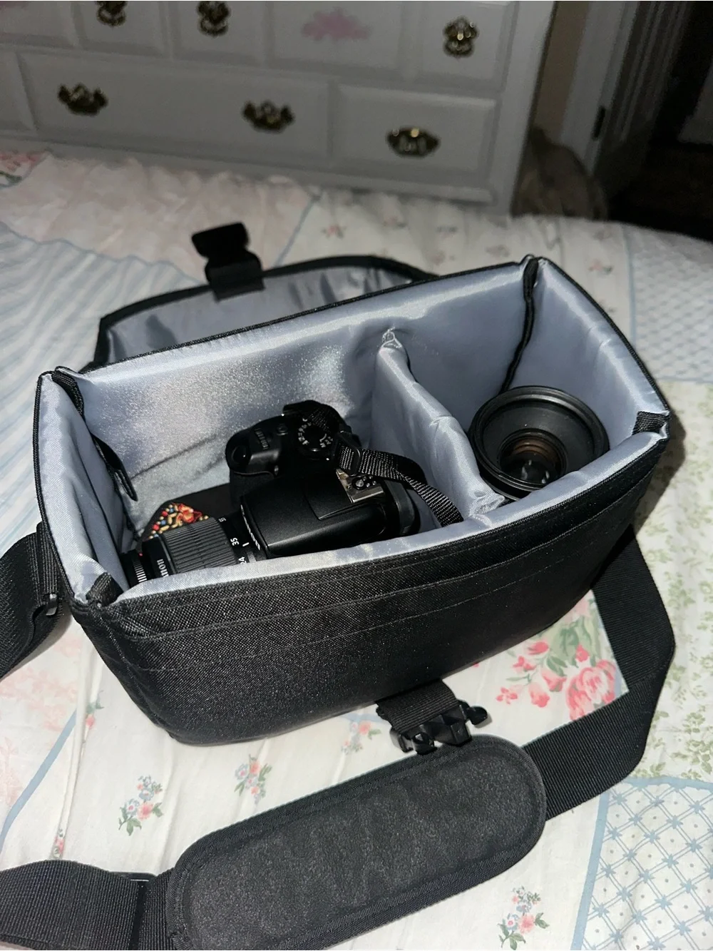 Canon Black DSLR with 18-55mm Zoom Lens
